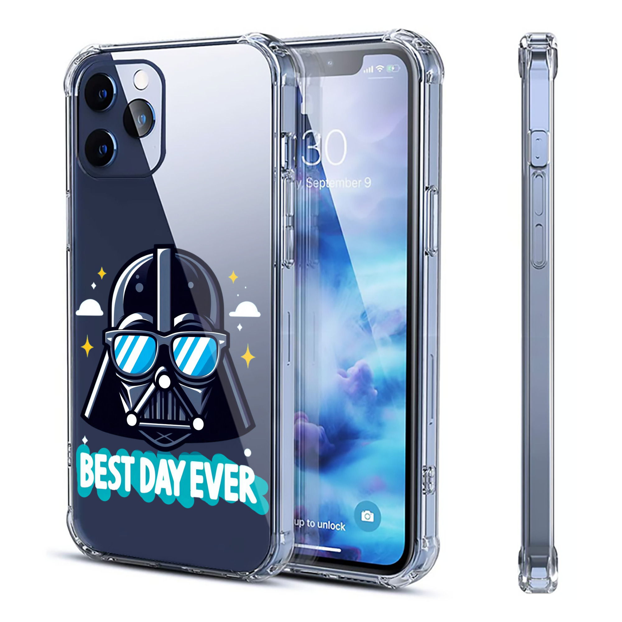 （画像用） スター・ウォーズ Star Wars 【iPhone 12シリーズ対応】透明スマホケース（クリアソフトケース）